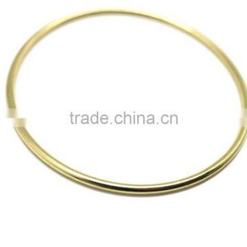 Brass Plate O Ring, High Quality Bright Color Metal O Ring for Handbag Round Ring, Butt Welded Steel Wire Rings ID 2" photo-3