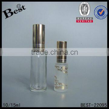 New Products Frosted Glass Bottle 10ml Hot Stamping Fragrance Perfume Bottle Glass With Gold Aluminum Spray China Suppliers photo-3