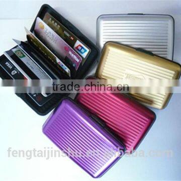 Aluminum RFID Blocking Credit Card Holder Case Aluminum Wallet photo-2