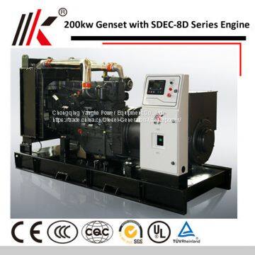 200KW GENERATOR SET WITH SDEC SC9D310D2 DIESEL ENGINE 250KVA GENSET DIESEL GENERATOR PRICE
