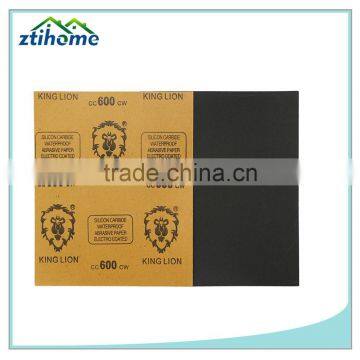 230mmx280mm 60~1200 Grit Silicon Carbide Black Abrasvie Sandpaper photo-2