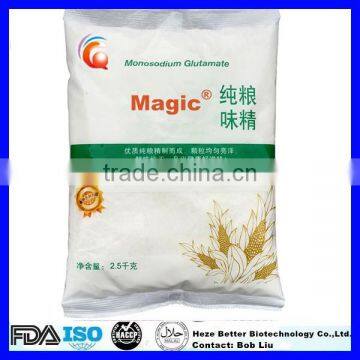 KOSHER Food Grade 8-100 mesh 99% Monosodium Glutamate MSG manufacturer