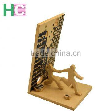 Hot Sale Custom Wood Book End Book Stand photo-2