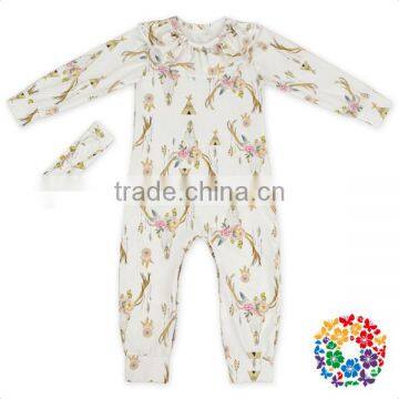 Custom Children Cotton Long Sleeve Newborn Baby Rompers Winter Baby Clothes Romper