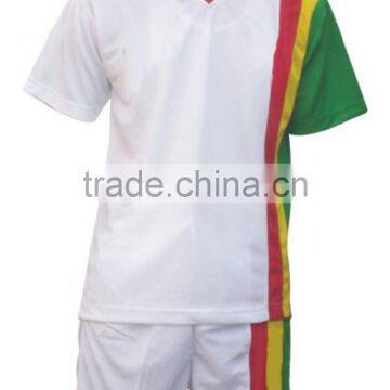 White soccer uniform