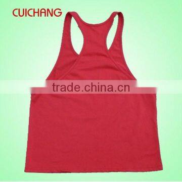 100%cotton Custom Printing Women's Gym Singlets photo-4