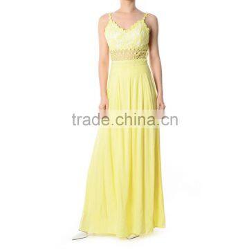 Guangzhou OEM clothes factory sleeveless maxi dress party dresses