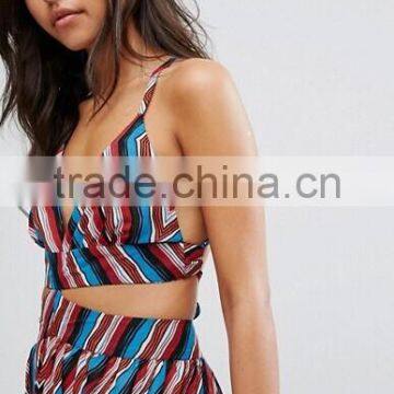 Fashionable Boohoo Maxi Beach Dress Set Crop Top Set photo-4