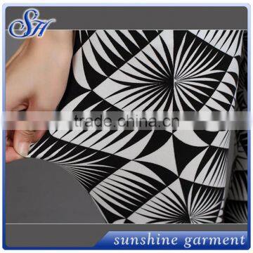 Wholesale 92% Polyester 8% Spandex Printed Tight Leggings 2017 photo-4