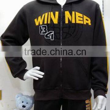 Sports Suits Man Sets Spun Kintted Polyester Men Sportswear Set photo-4