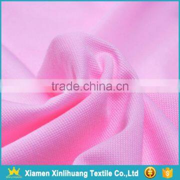 High Quality Navy Blue 65% Polyester 35% Cotton Single Pique Knitted Fabric for Polo Shirts photo-4