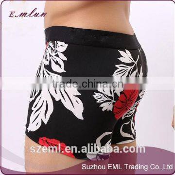 Top Selling New Design Sexy Printing Cheap Mature U Convex Seamless Basic Mini Boxer Man Underwear