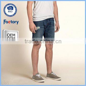 2016 cotton short jeans men , jeans manufacturer in China