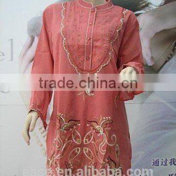Woman Embroidery Jumper Long Blouse photo-6