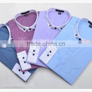 Slim Fit Bright Yellow Men Shirt for Promotion photo-2