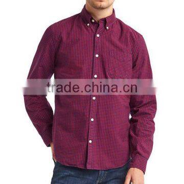 Custom Autumn Mens Dress Plaids Flannel 100% Cotton Shirts Wholesale photo-3