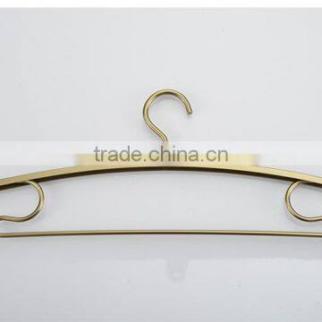 Hot Selling Dress Hanger Wholesale Metal Bra Hanger Clothes Copper Hanger photo-1