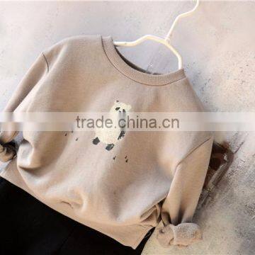 S16454A 2017 Childrens Kids Long Sleeved Cotton Hoodies photo-5