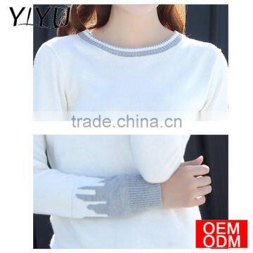 Custom Winter Spring Red Color Block Christmas Knit Pattern Couple Sweater photo-4