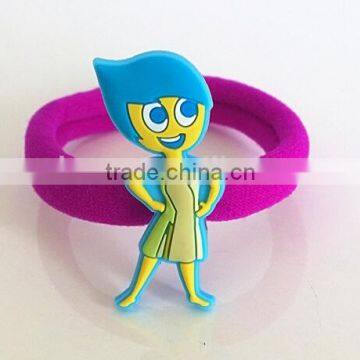 Inside Out Cartoon Characters Decorative Elastic Hair Tie for Kids photo-3