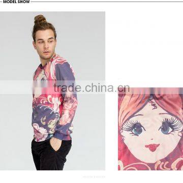 Unisex Lovely,pretty Face Sublimation Sweatshirt photo-2