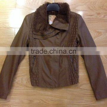 lady pu leather motorcycle jacket/motorcycle blazer #PL8920