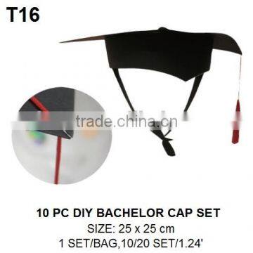 10 Pcs Papaer Craft DIY White Cardboard Hat photo-3