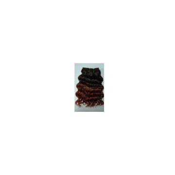 Water Wave Human Hair Weft, Machine hair weft CW-024