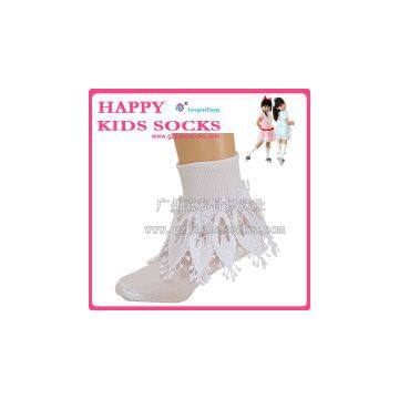 Korea Cute Lace Children\\\'s Kids Dancing Socks Breathability Princess Socks