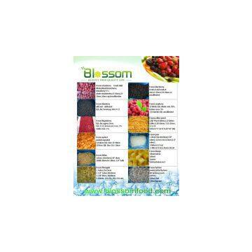 Export frozen fruit, frozen vegetables, frozen mushroom, frozen snack