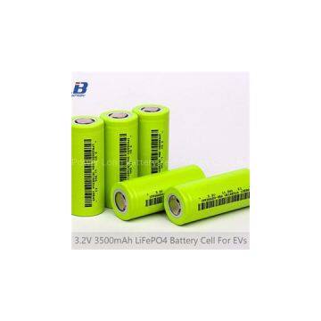 3.2V 3500mAh LiFePO4(LFP) Battery Cell For EVs