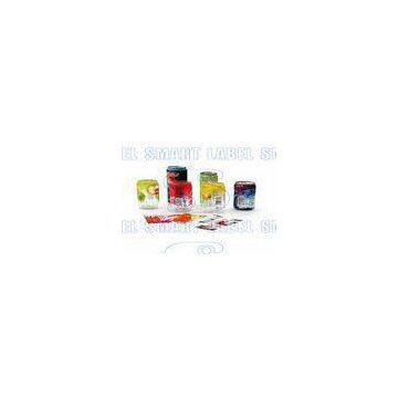 Recycling Film Heat Shrink Labels on Beverage Container / Cosmetic Bottle Rotary Offset Printing