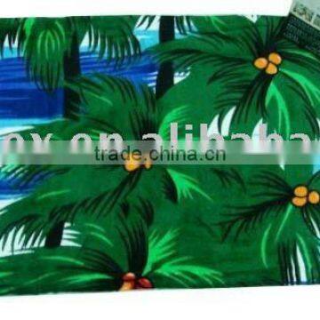 printed beach towel/bag