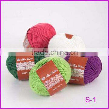 High quality skinfiber blend merino wool yarn for hand knitting