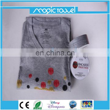 100% cotton compressed magic t-shirt with different shapes