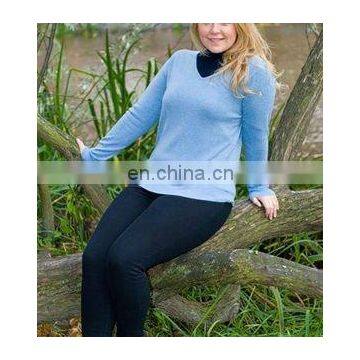 pullover 100% knitted women cashmere cardigan 2014