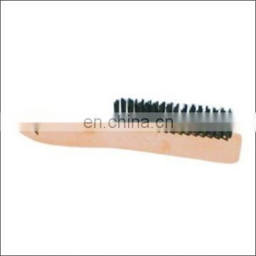 Wooden Handle Wire Brush