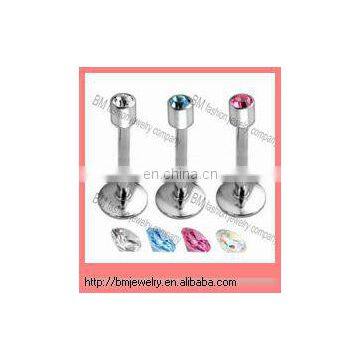 2013 new style fashion lip ring stainless steel body jewelry