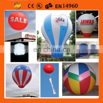 inflatable helium flying balloon for advertising