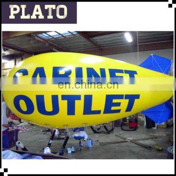 PVC inflatable airship,inflatable blimp helium balloon,inflatable zeppelin balloon for events