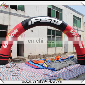 high quality pvc tarpaulin inflatable advertising door , half round inflatable arch