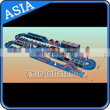 Factory outlet commercial grade outdoor inflatable obstacle course equipment for kids