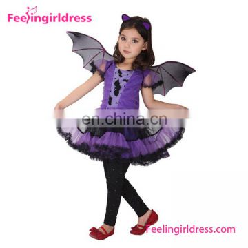 Big Sale Girls Halloween Bat Dress Costumes for Kids Halloween