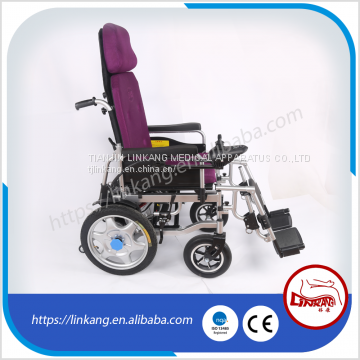 high backrest electric wheelchair for sale