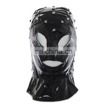 Fetish mask bondage hood mask with mouth gag fetish hood