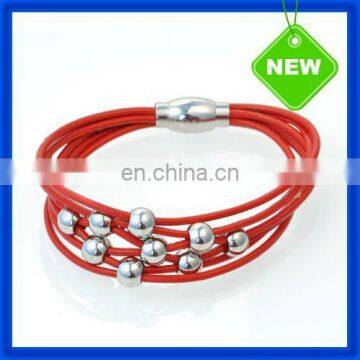 new 2014 Fashion Red Leather Jewelry TPSBE421