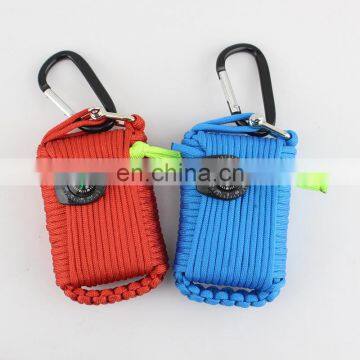 A025 Survival Bracelets Survival Tool Kit Rescue Parachute Cord Wristbands Emergency Rope Buckle photo-2