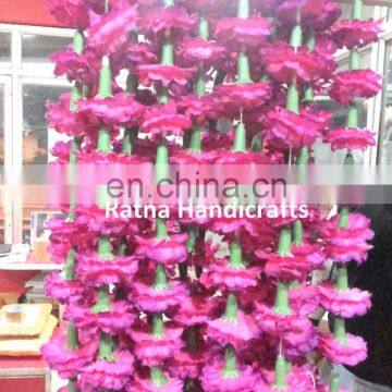 Artificial Flower Strings - Marigold Decoratives Pink-Color