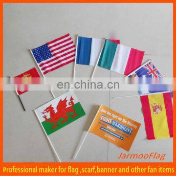 cheap custom printed hand flag