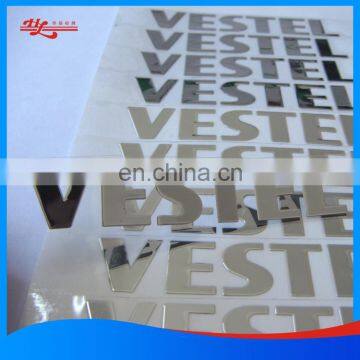 Self-adhesive thin metal sticker